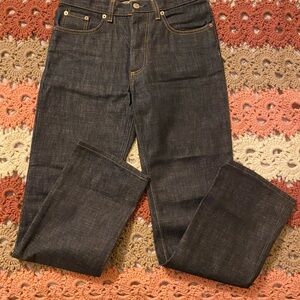 Helmut Lang Classic Raw Denim Italian Cut size 26 Like New
